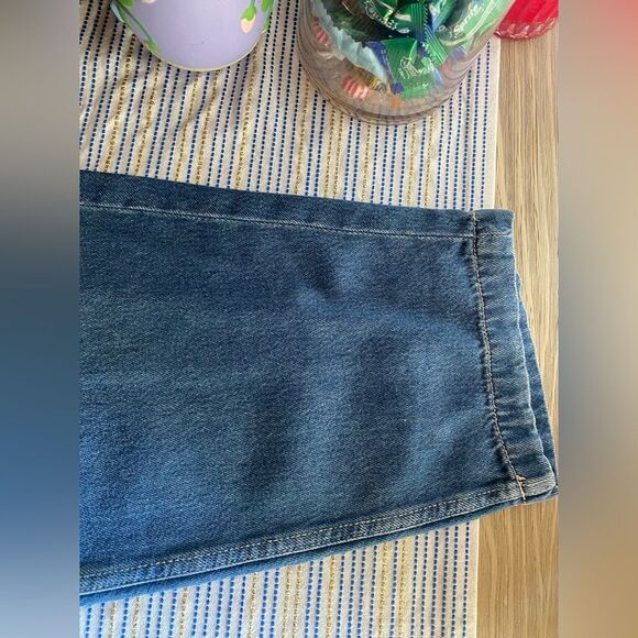 Free People x Care FP Townes Jumpsuit High Noon Denim Long Sleeve Médium NWT - Picture 12 of 14